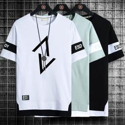 新春夏大碼男士胖哥顯瘦個性肥佬衫休閒寬鬆圓領短袖t恤加肥加大 歷史價格詳細信息