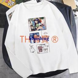 超商1件免運 長袖t恤男士帽T上衣春秋季新款秋衣ins潮流寬松大碼加絨2022服潮 歷史價格詳細信息