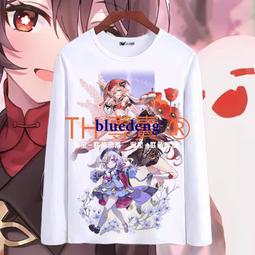 超商1件免運 原神刻晴男女夏季圓領動漫游戲t恤衫周邊裝霆霓快雨短袖學生衣服 歷史價格詳細信息