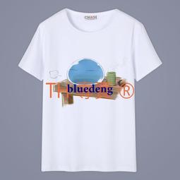 超商1件免運 短袖二次元周邊藍毒短袖衣服寬松半袖新款圓領男女生春夏季T恤衫 歷史價格詳細信息
