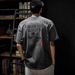 夏季男士 T 恤復古印花 T 恤 3D 美國 T 恤 2024 短袖 O 領超大上衣 Hot Men Clothing【滿299元發貨】 歷史價格詳細信息