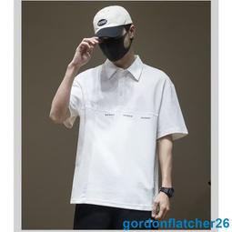 M-8XL 美式大尺碼POLO衫男 男生衣服 簡約拼接上衣 翻領短袖T恤 休閒寬鬆工作短t 五分袖  加大尺碼 價格比較,價格查詢,歷史價格詳細信息