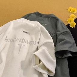 M-3XL夏季短袖T恤 男生T恤 休閒T恤 寬鬆上衣 簡約T恤 圓領上衣 潮牌T恤 印花上衣 韓版T恤 港風上衣 素色T 歷史價格詳細信息