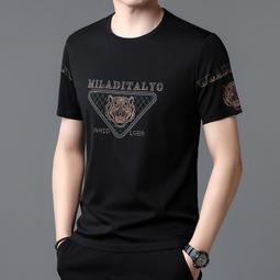 大尺碼男裝 男士短袖 夏季冰絲t恤 寬鬆加大尺碼200斤可穿 男圓領速乾衣短袖 薄款透氣短袖大尺碼上衣 男【滿299元發貨】 歷史價格詳細信息