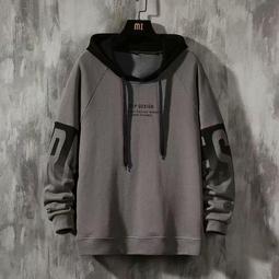 連帽衫帽T男士秋裝上衣服冬季ins潮牌日系寬松衛衣潮流百搭加絨連帽款-潮流好物 歷史價格詳細信息