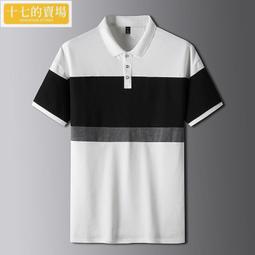 【吸溼速乾】夏季男短袖polo衫中青年珠地網眼翻領寬鬆短袖上衣 歷史價格詳細信息