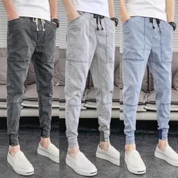 夏季純色彈力牛仔ku韓版修身小腳修身男士緊身ku青年修身牛仔ku 歷史價格詳細信息