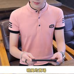 韓版潮流polo衫 翻領冰絲polo衫 男士短袖t恤 商務休閒男裝 速乾上衣t恤男-正正男裝 歷史價格詳細信息