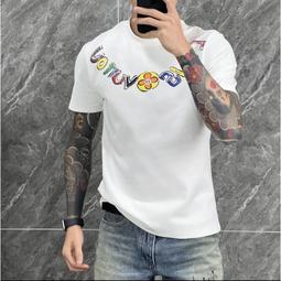 純棉短袖男士夏季黑白素色T恤衫圓領正肩打底休閒短袖t恤時尚寬鬆百搭短袖【滿299元發貨】 歷史價格詳細信息