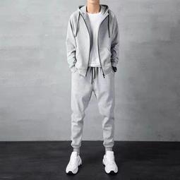 春秋季男生套裝 男生運動套裝 休閒套裝 兩件式套裝 健身跑步服 薄外套休閒長褲 長袖衛衣套裝 夾克外套套裝 防風-時尚男裝 歷史價格詳細信息