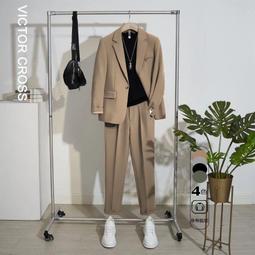 高級感帥炸街套裝女裝春秋醋酸西裝+吊帶裙兩件套裝高端氣質 歷史價格詳細信息