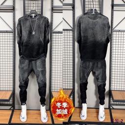紅同款休閒套裝男夏季新款短袖T恤男士時尚百搭短褲兩件套-正正男裝 歷史價格詳細信息