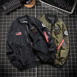 潮流男生棒球夾克外套 皮外套 男上衣 春秋季新款情侶飛行員夾克 寬鬆休閒外套 男士棒球機車外套-潮男服飾 歷史價格詳細信息