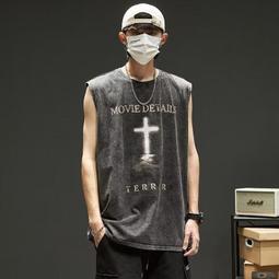 M-5XL水洗做舊落肩五分袖 男女同款圓領五分袖大學t 歐美風 街頭復古T恤 短袖t恤  嘻哈短袖上衣  短袖男 T恤男-潮流e線 歷史價格詳細信息