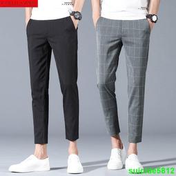西褲男春秋夏季薄款韓版潮流商務正裝修身小腳直筒西裝休閑長褲子 歷史價格詳細信息
