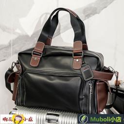 現貨 男 斜挎 潮牌休閑斜挎男士皮時尚單肩大容量橫款背A4商務斜肩新 歷史價格詳細信息