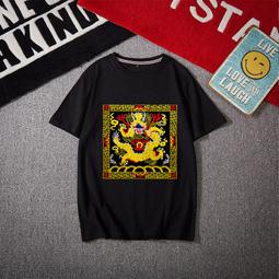 夏季胖哥短袖T恤男生寬松加肥加大碼體恤休閑百搭中青年上衣背心 歷史價格詳細信息