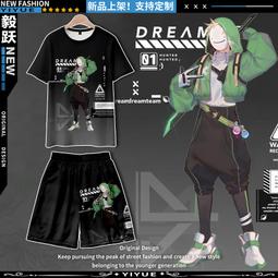 動漫dream短袖3D卡通印花cos上衣dream日系兒童百搭夏季童裝t恤潮#皇運 歷史價格詳細信息