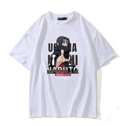 火影忍者曉宇智波鼬純棉T恤兒童裝短袖男童女童通用親子裝動漫夏#男裝 歷史價格詳細信息