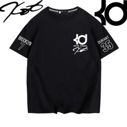 KD籃網隊衣杜蘭特t恤純棉短袖男女休閑上衣服死神籃球衣打底衫夏#男裝 歷史價格詳細信息