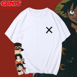 海賊王索隆純棉短袖T恤男女通用青少年男裝休閑航海王卡通動漫oh#男裝 歷史價格詳細信息