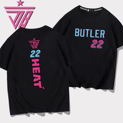 熱火巴特勒水洗做舊短袖男裝純棉T恤寬松大碼重磅男士港風美式夏n#男裝 歷史價格詳細信息