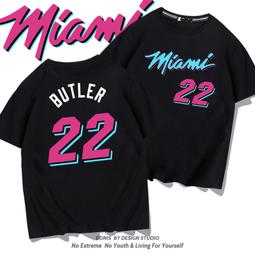 熱火巴特勒水洗做舊短袖男裝純棉T恤寬松大碼重磅男士港風美式夏n#男裝 歷史價格詳細信息