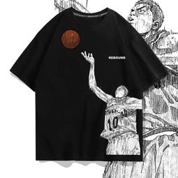 灌籃高手櫻木花道短袖t恤男女純棉宮城良田親子裝兒童裝短袖動漫#男裝 歷史價格詳細信息