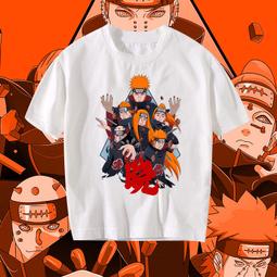 火影忍者曉宇智波鼬純棉T恤兒童裝短袖男童女童通用親子裝動漫夏#男裝 歷史價格詳細信息