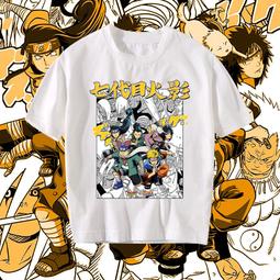 火影忍者t恤漩渦鳴人100%純棉短袖男女動漫休閑寬松潮牌夏季衣服#男裝 歷史價格詳細信息