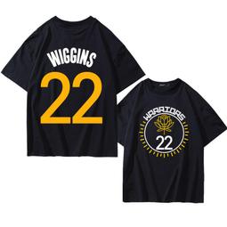 威金斯22號兒童裝短袖親子裝維金斯純棉T恤男女休閑籃球夏Wiggins#男裝 歷史價格詳細信息