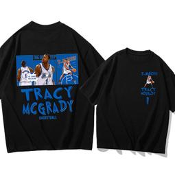 麥迪t恤100%純棉短袖男女McGrady火箭1號籃球衣寬松青少年上衣服#男裝 歷史價格詳細信息