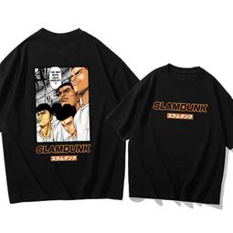 灌籃高手t恤櫻木眼神純棉短袖男女學生夏季半袖休閑寬松動漫衣服#男裝 歷史價格詳細信息