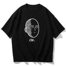 壹拳超人T恤男女親子裝兒童裝純棉短袖學生上衣動漫情侶壹擊男夏#男裝 歷史價格詳細信息