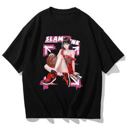 灌籃高手T恤  男女動漫T恤男/女短袖動漫街頭T恤嘻哈上衣 歷史價格詳細信息