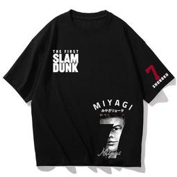 灌籃高手7號宮城良田短袖t恤男女純棉半袖親子裝兒童裝休閑學生夏#男裝 歷史價格詳細信息