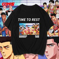 灌籃高手t恤22夏籃球短袖櫻木花道三井壽湘北印花寬松T大碼衣服-時尚男裝 歷史價格詳細信息