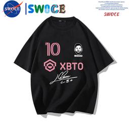 阿根廷足球隊MESSI T恤男夏大尺碼寬鬆純棉印花短袖體育運動衣服-正正男裝 歷史價格詳細信息