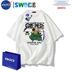海賊王索隆純棉短袖T恤男女通用青少年男裝休閑航海王卡通動漫oh#男裝 歷史價格詳細信息