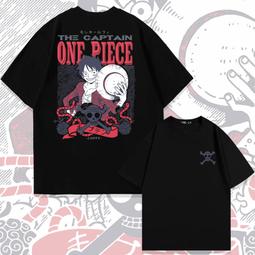 海王短袖路飛T恤學生潮日系動漫印象寬松衣服夏日二次元套裝ins#皇運 歷史價格詳細信息