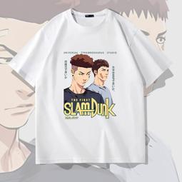 灌籃高手宮城良田短袖100%純棉T恤男女休閑寬松上衣動漫籃球字母#男裝 歷史價格詳細信息