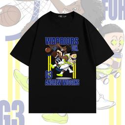 威金斯22號兒童裝短袖親子裝維金斯純棉T恤男女休閑籃球夏Wiggins#男裝 歷史價格詳細信息