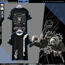 尼爾機械紀元短袖T恤2b小姐姐游戲動漫主題cos二次元周邊衣服夏季#皇運 歷史價格詳細信息