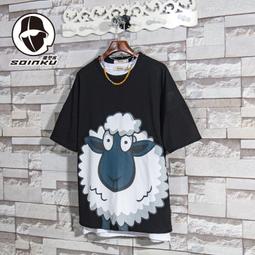 SOINKU日系動漫純棉短袖t恤男夏季寬松休閑白色半袖上衣 歷史價格詳細信息