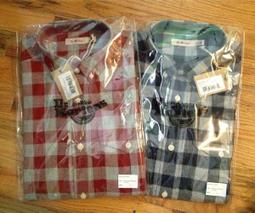 NYChic 全新正品美式休閒 Burkman bros Chest Stipe 格紋襯衫 長袖口袋 深藍黃紅條紋 特價 歷史價格詳細信息