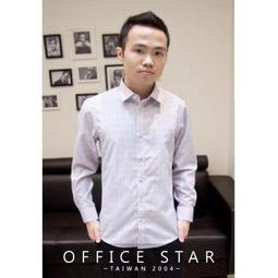 【96056】職業男女OFFICE ☆ STAR 時尚顯瘦窄版長袖襯衫 灰/粉/藍/紅 歷史價格詳細信息