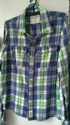 Abercrombie&Fitch純棉格紋長袖襯衫(二手) 歷史價格詳細信息