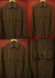 Polo Ralph Lauren Jeans co. 藍白色格子格紋長袖襯衫 M號 歷史價格詳細信息