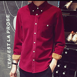 長袖襯衫 素面上衣-簡約保暖純淨亮眼男裝8色72am17【獨家進口】【米蘭精品】 價格比較,價格查詢,歷史價格詳細信息