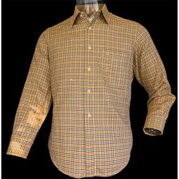 【DAKS】經典格紋刺繡LOGO純綿帕巾(深藍色) 歷史價格詳細信息